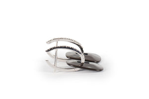 MATTIOLI PUZZLE 18KT WHITE GOLD AND DIAMONDS EARRINGS AND 11 COLOURED PAIRS SET