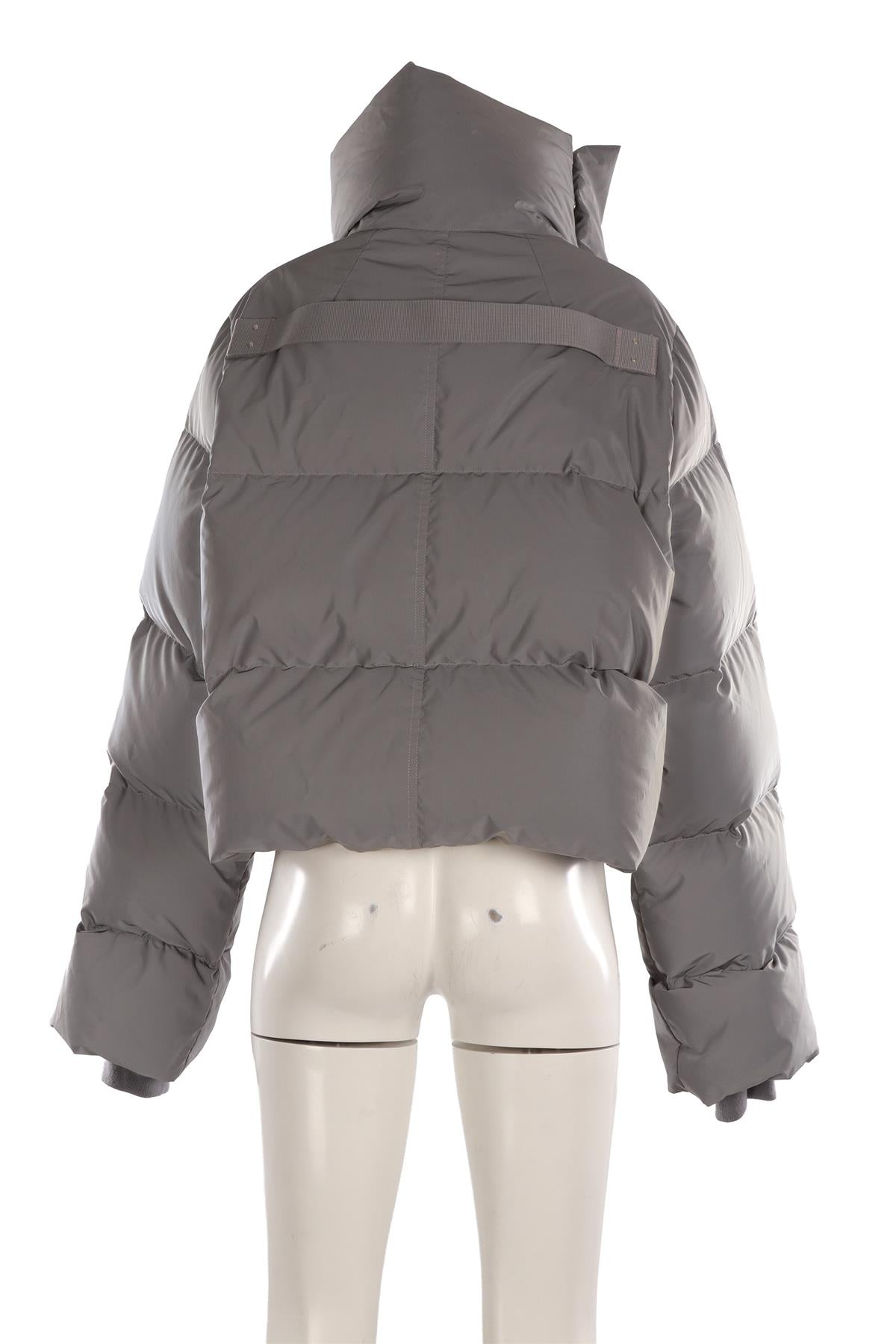 RICK OWENS METALLIC PADDED DOWN JACKET IT 46 UK 14