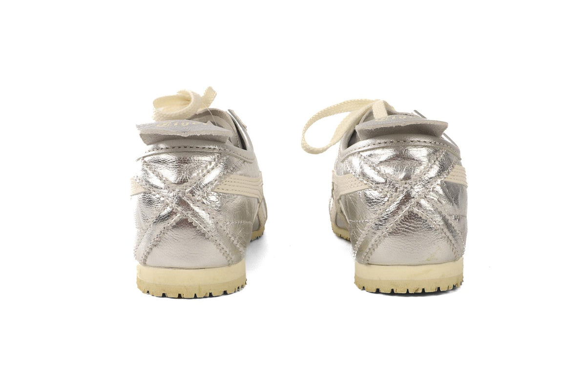 ONITSUKA TIGER SILVER MEXICO 66 SILVER OFF WHITE SNEAKERS EU 38 UK 4.5 US 5.5