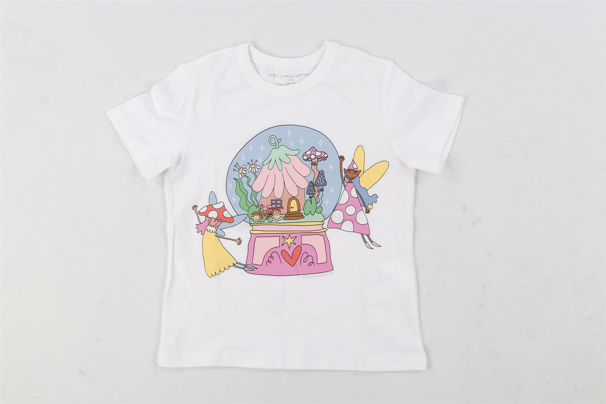 STELLA MCCARTNEY WHITE GIRLS TOP 4-5 YEARS