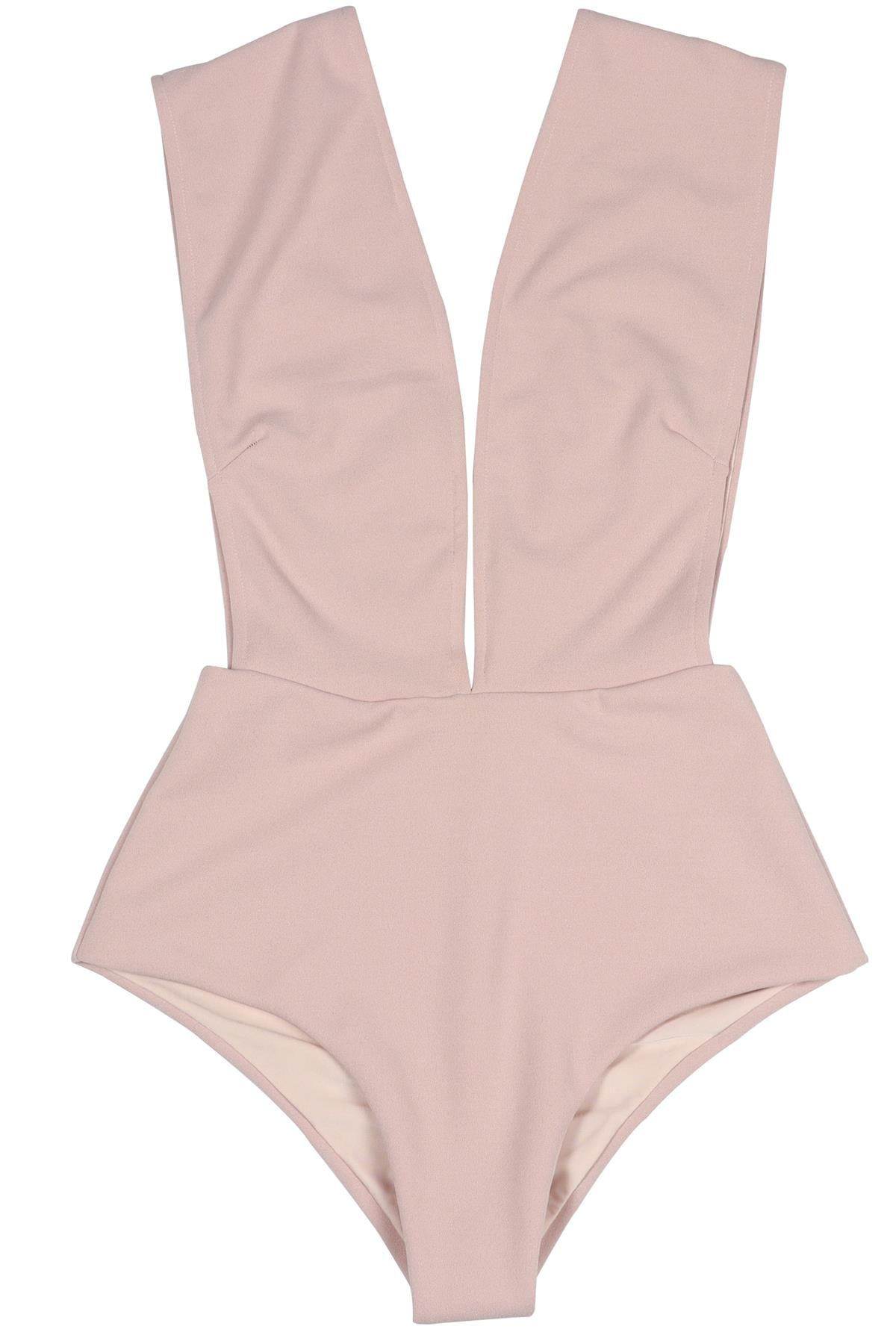 HAIGHT PINK CREPE SWIMSUIT SMALL