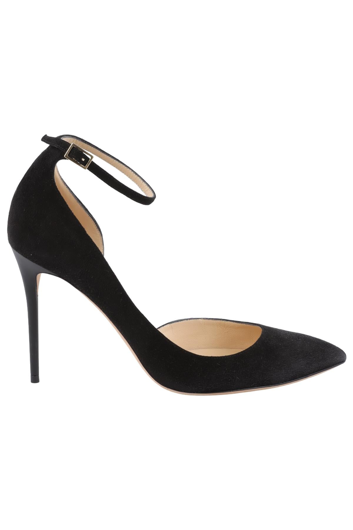 JIMMY CHOO BLACK SUEDE PUMPS EU 38.5 UK 5.5 US 8.5