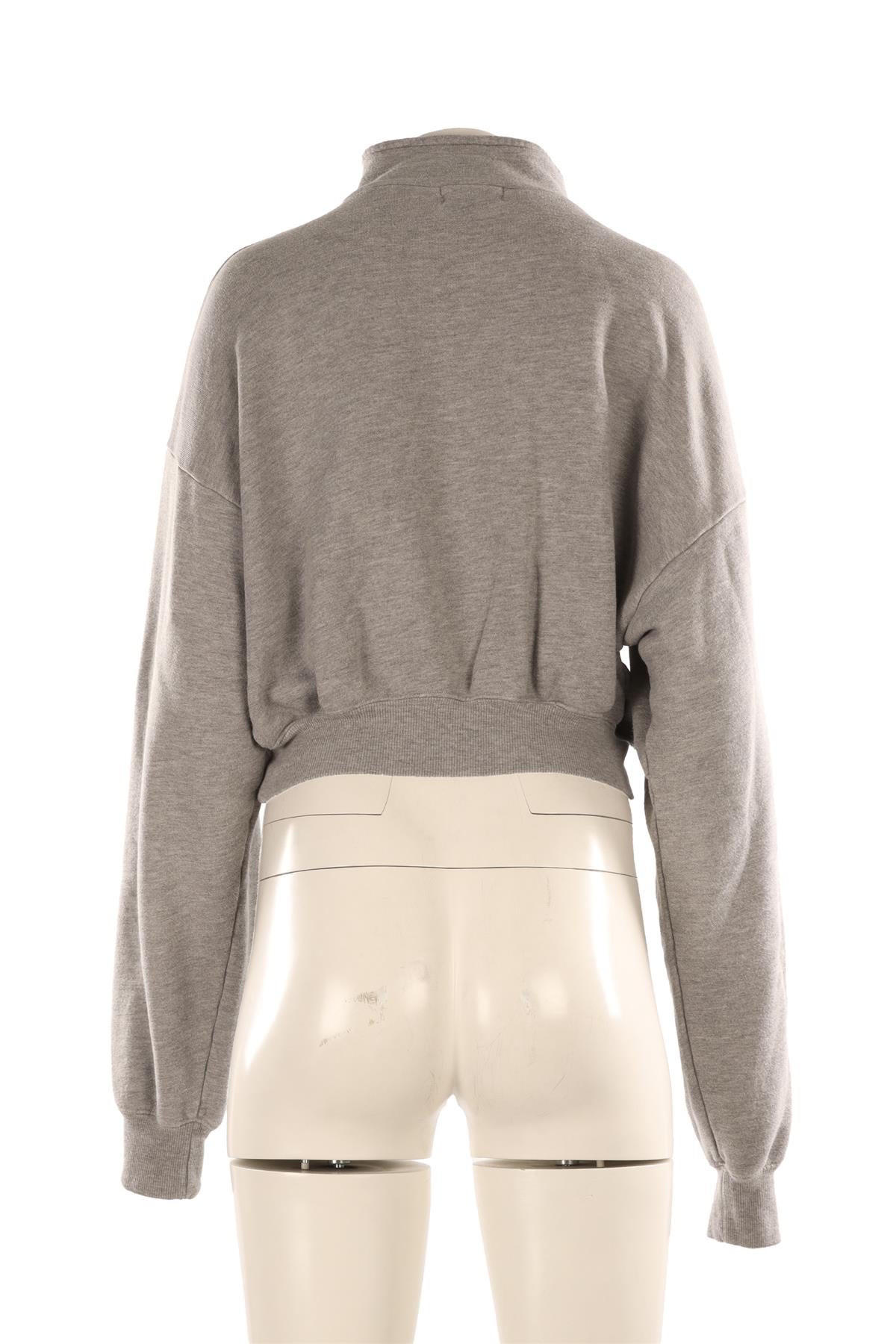 ETERNE GREY COTTON SWEATSHIRT SMALL