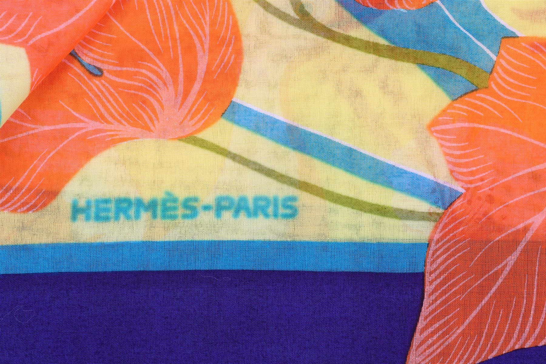 HERMÈS MULTI COTTON SCARF ONE SIZE
