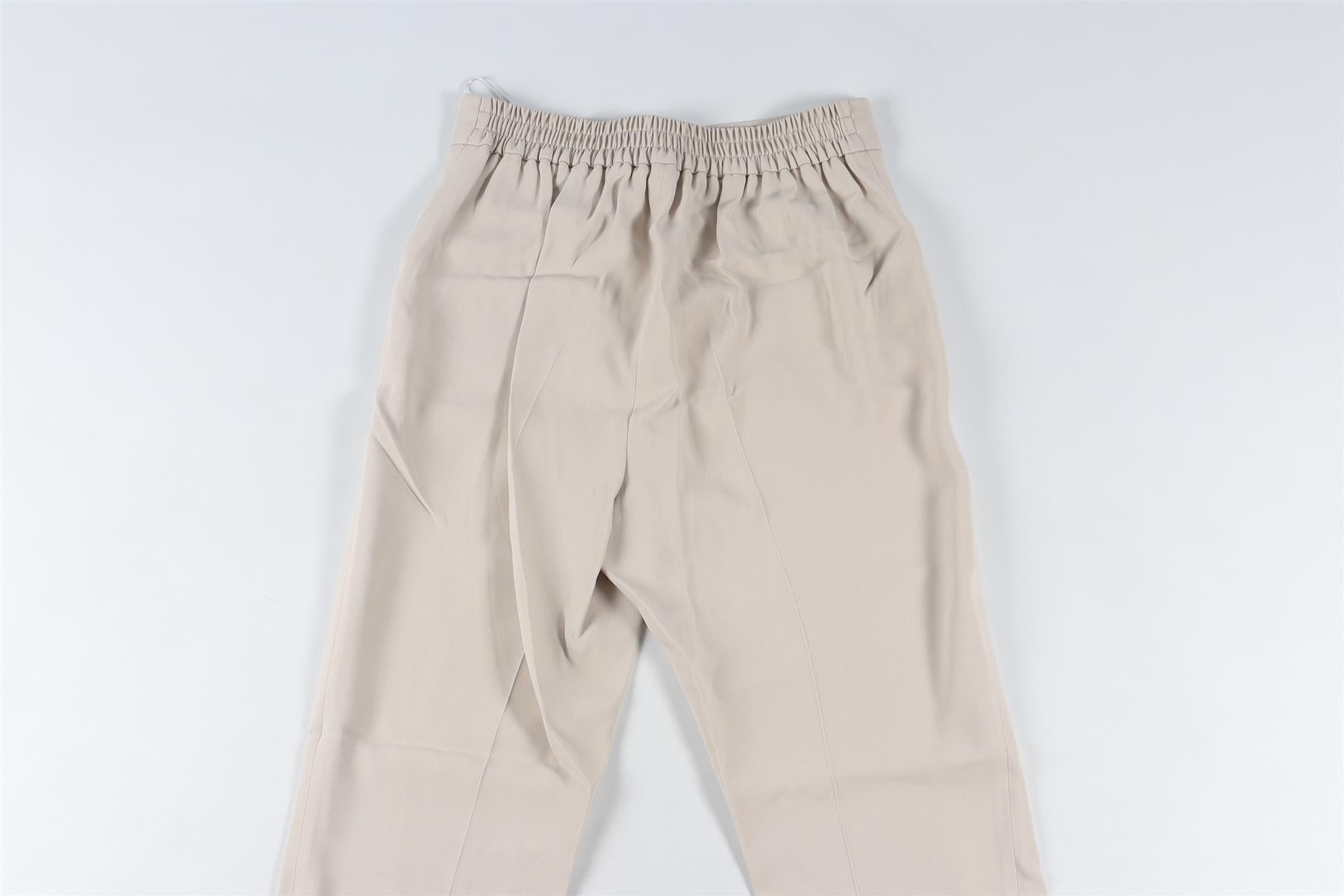 STELLA MCCARTNEY GREY CREPE TAPERED PANTS IT 36 UK 4
