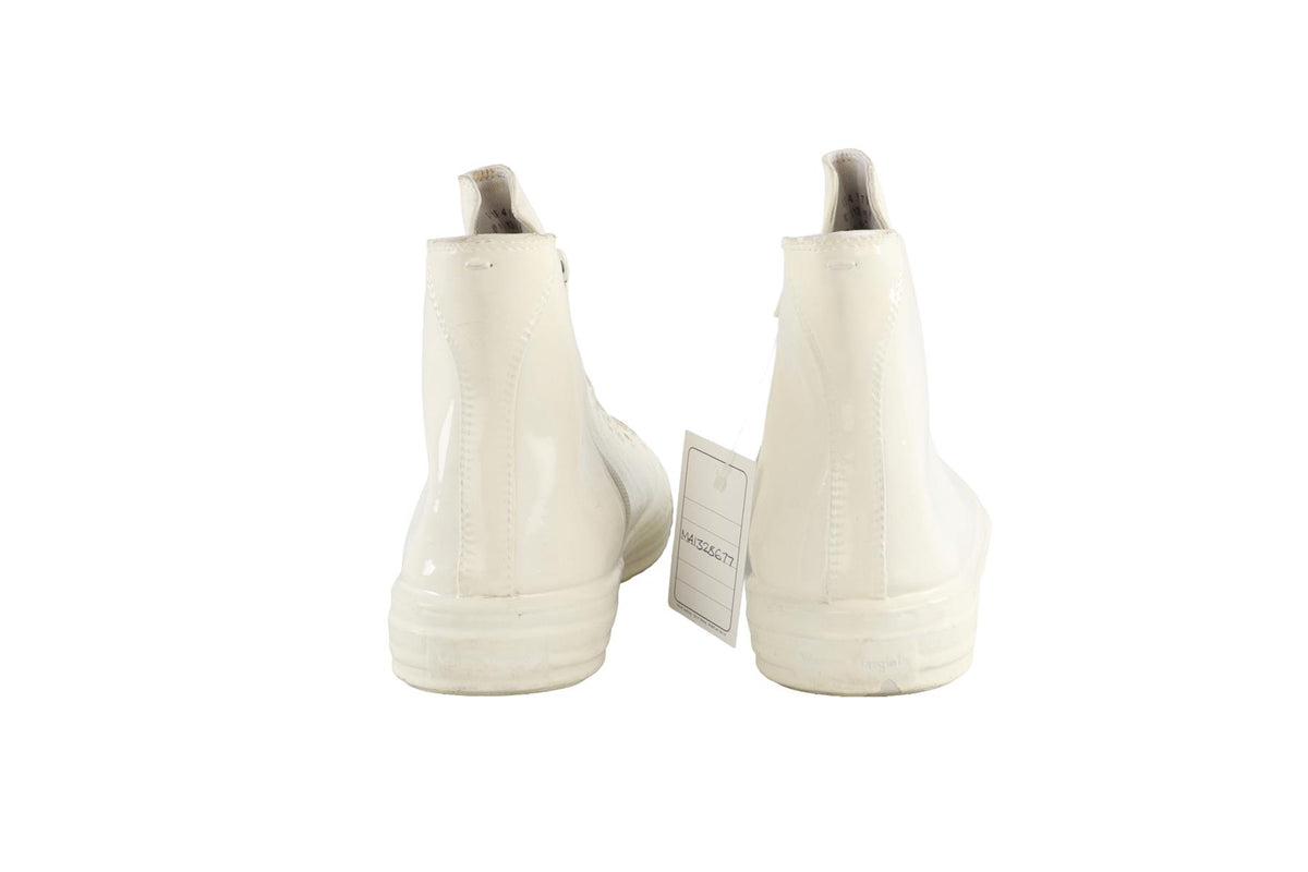 MAISON MARGIELA WHITE MEN'S RUBBER SNEAKERS EU 44 UK 10 US 11