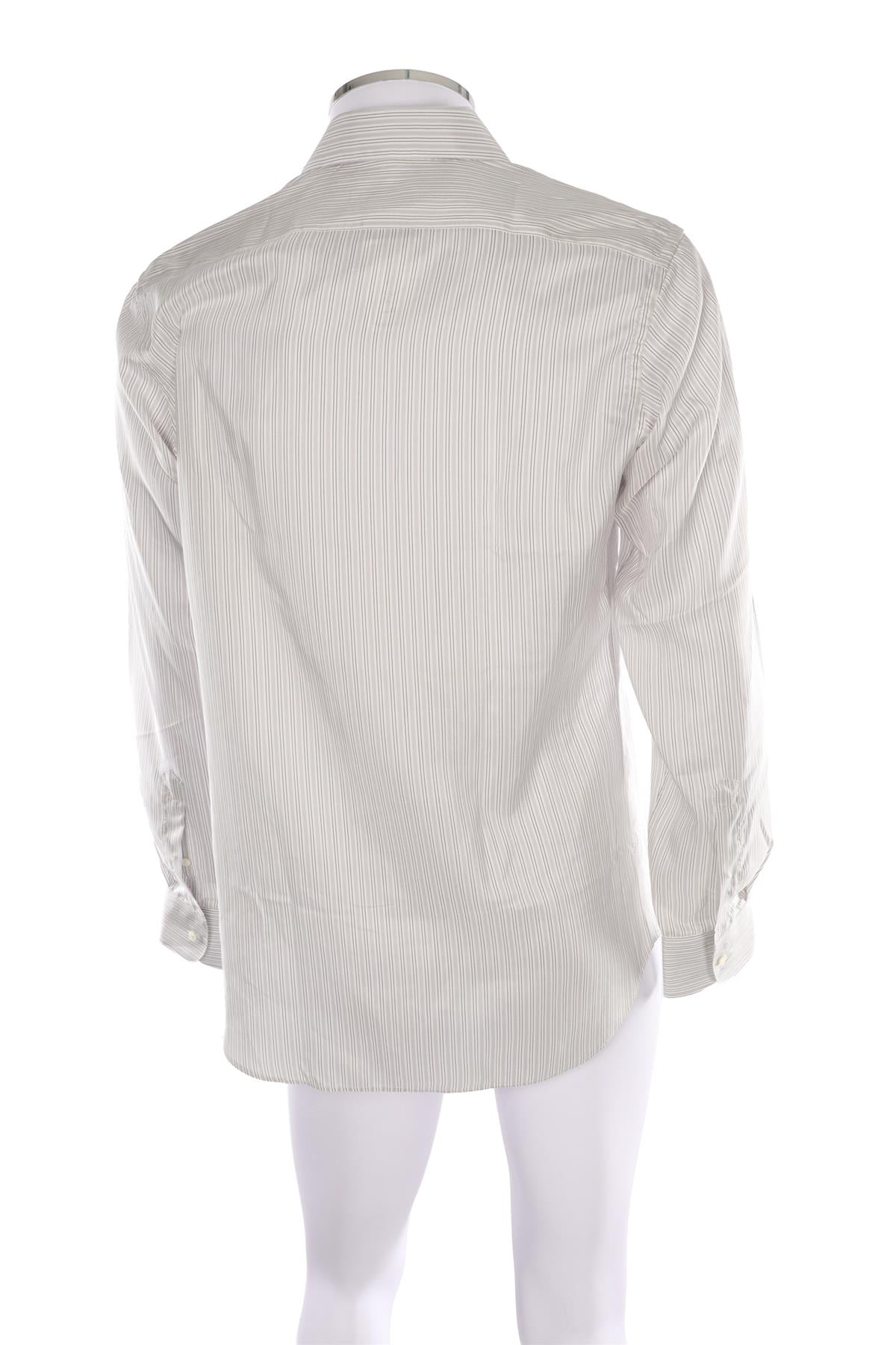 GREY MEN'S SILK SHIRT