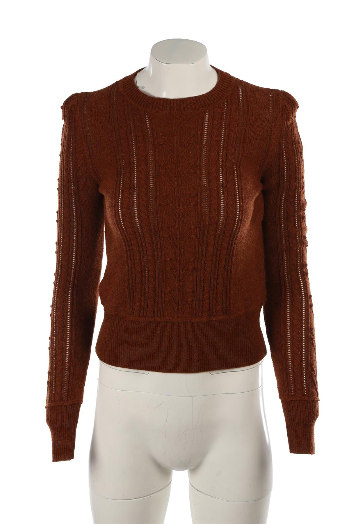 BROWN WOOL SWEATER