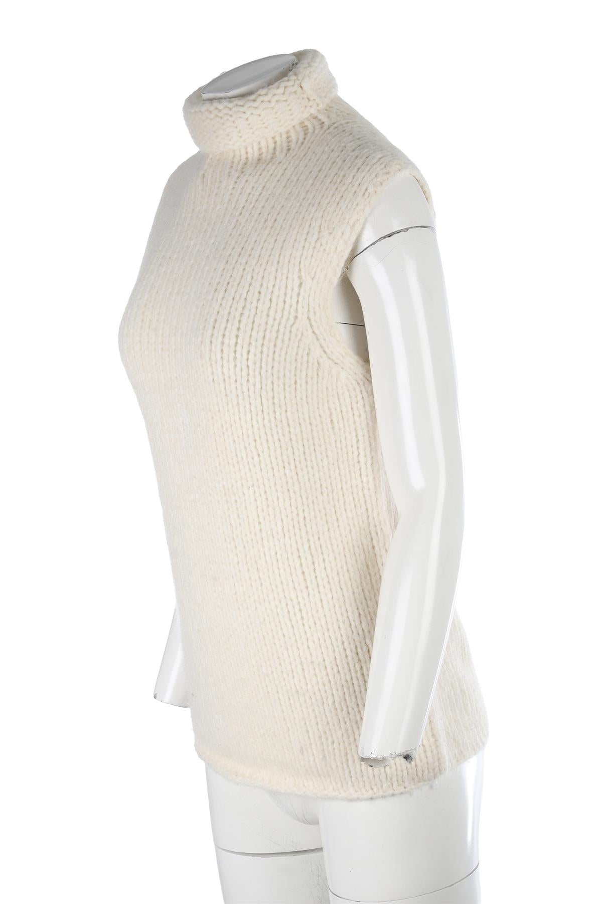 THEORY IVORY ALPACA TOP XSMALL