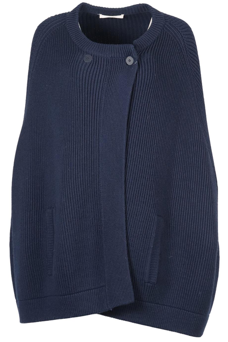 RICHARD NICOLL RIBBED WOOL CAPE MEDIUM