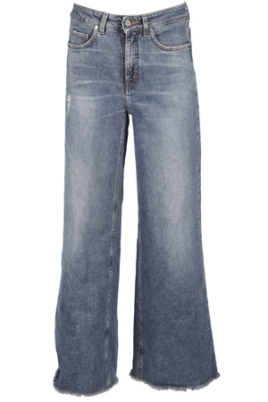 ME+EM BLUE HIGH RISE WIDE LEG JEANS W26 UK 8