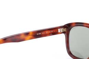 SAINT LAURENT BROWN D FRAME ACETATE SUNGLASSES ONE SIZE