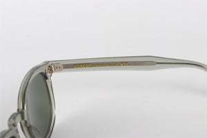 MOSCOT GREEN ROUND FRAME ACETATE SUNGLASSES
