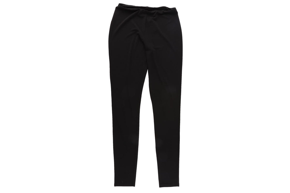 MAISON MARGIELA BLACK CREPE LEGGINGS FR 38 UK 10