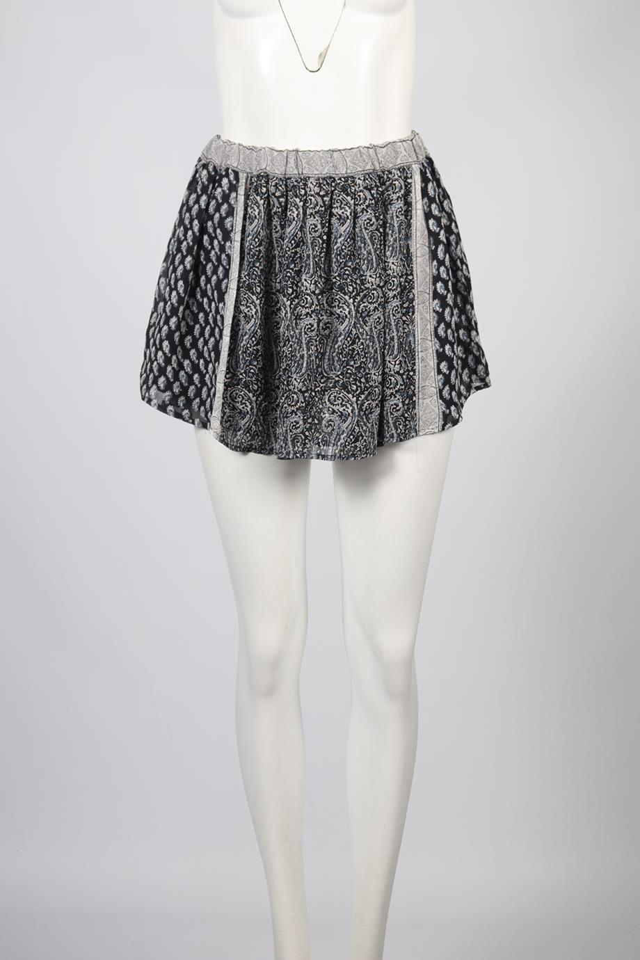 ULLA JOHNSON SILK MINI SKIRT US 2 UK 6
