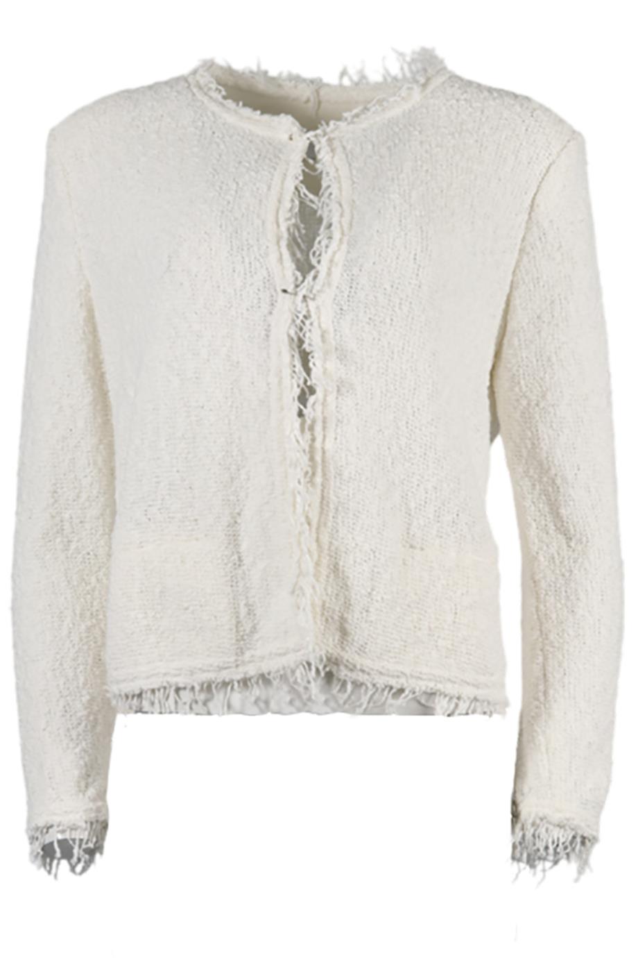 IRO COTTON BLEND JACKET FR 42 UK 14