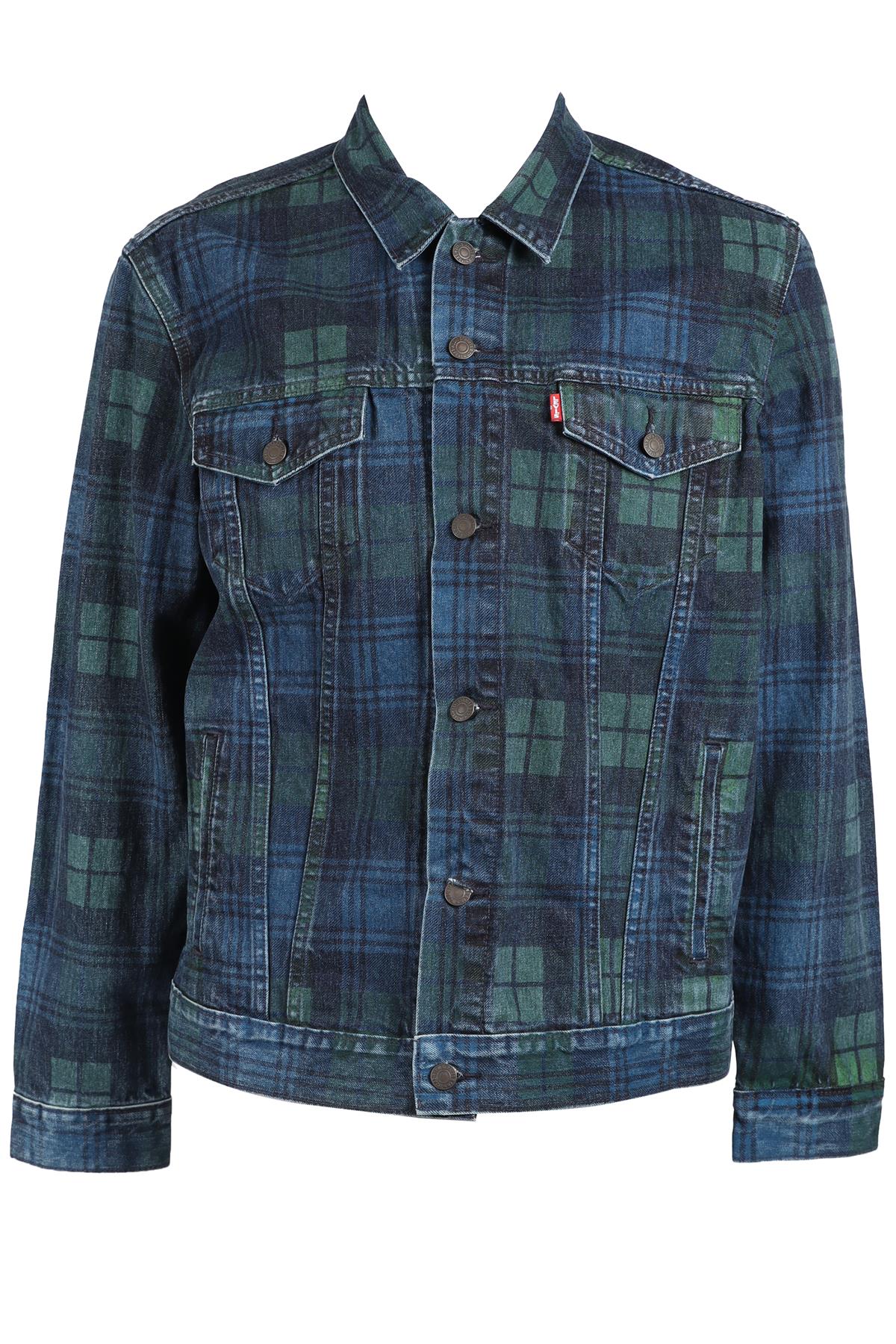 LEVI'S BLUE MEN'S DENIM JACKET LARGE