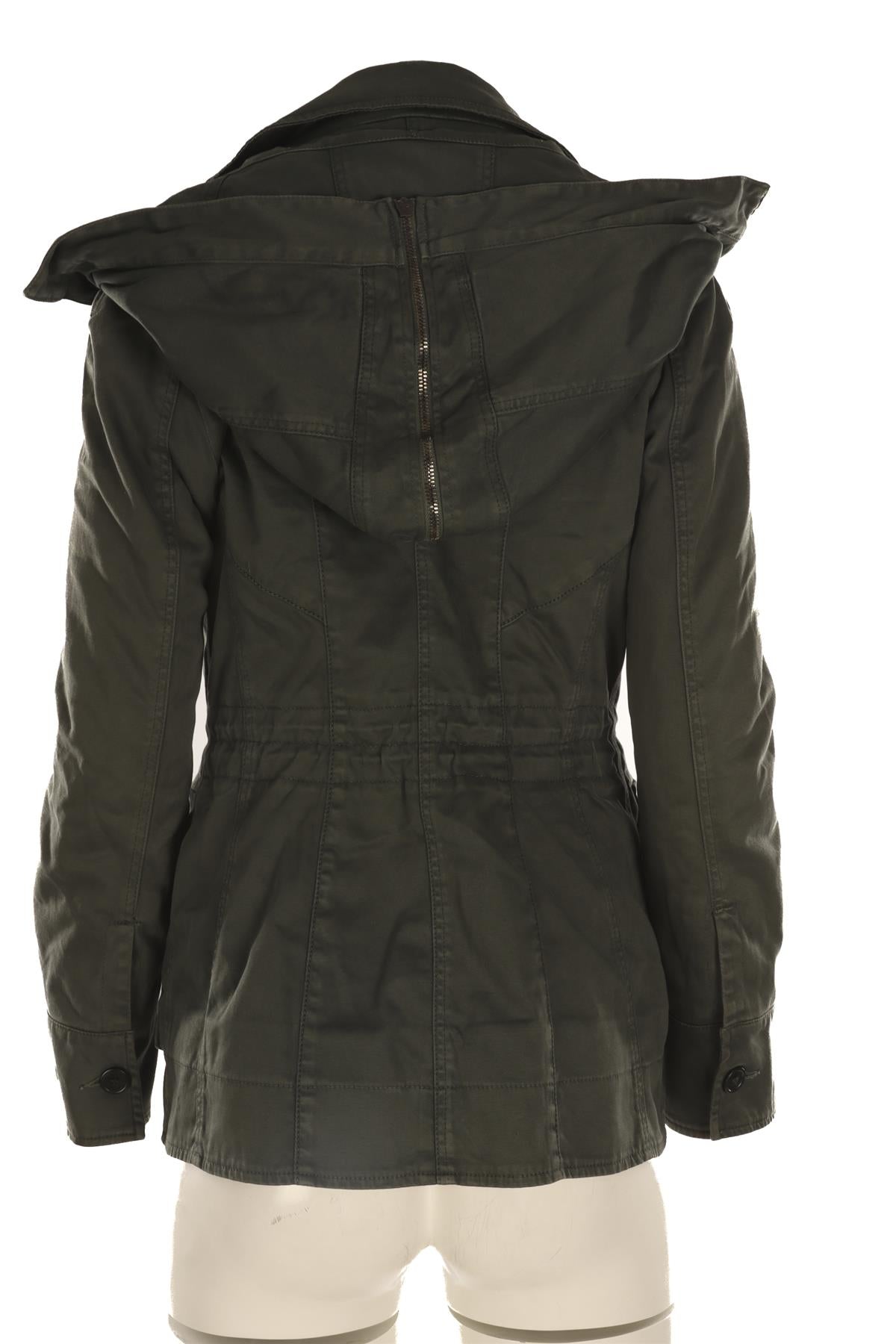 ERMANNO SCERVINO KHAKI CANVAS JACKET IT 40 UK 8