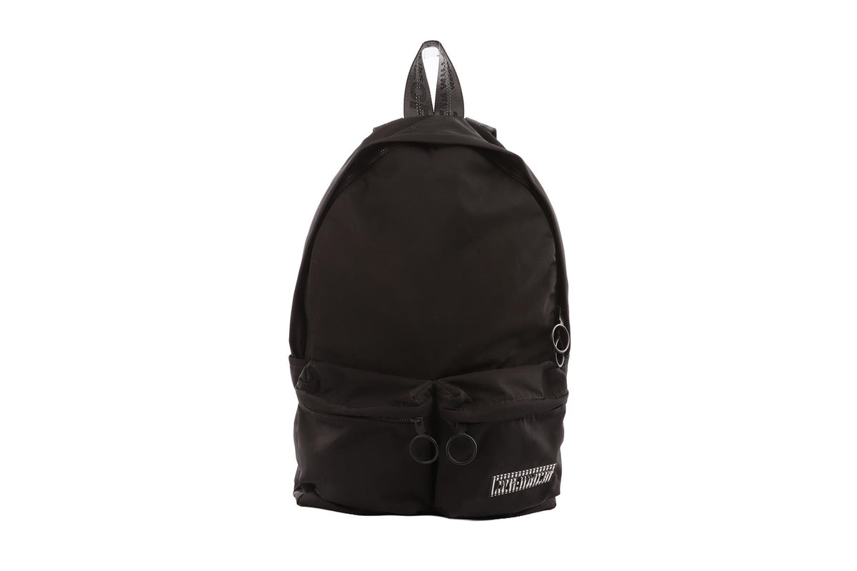OFF-WHITE BLACK NYLON BACKPACK