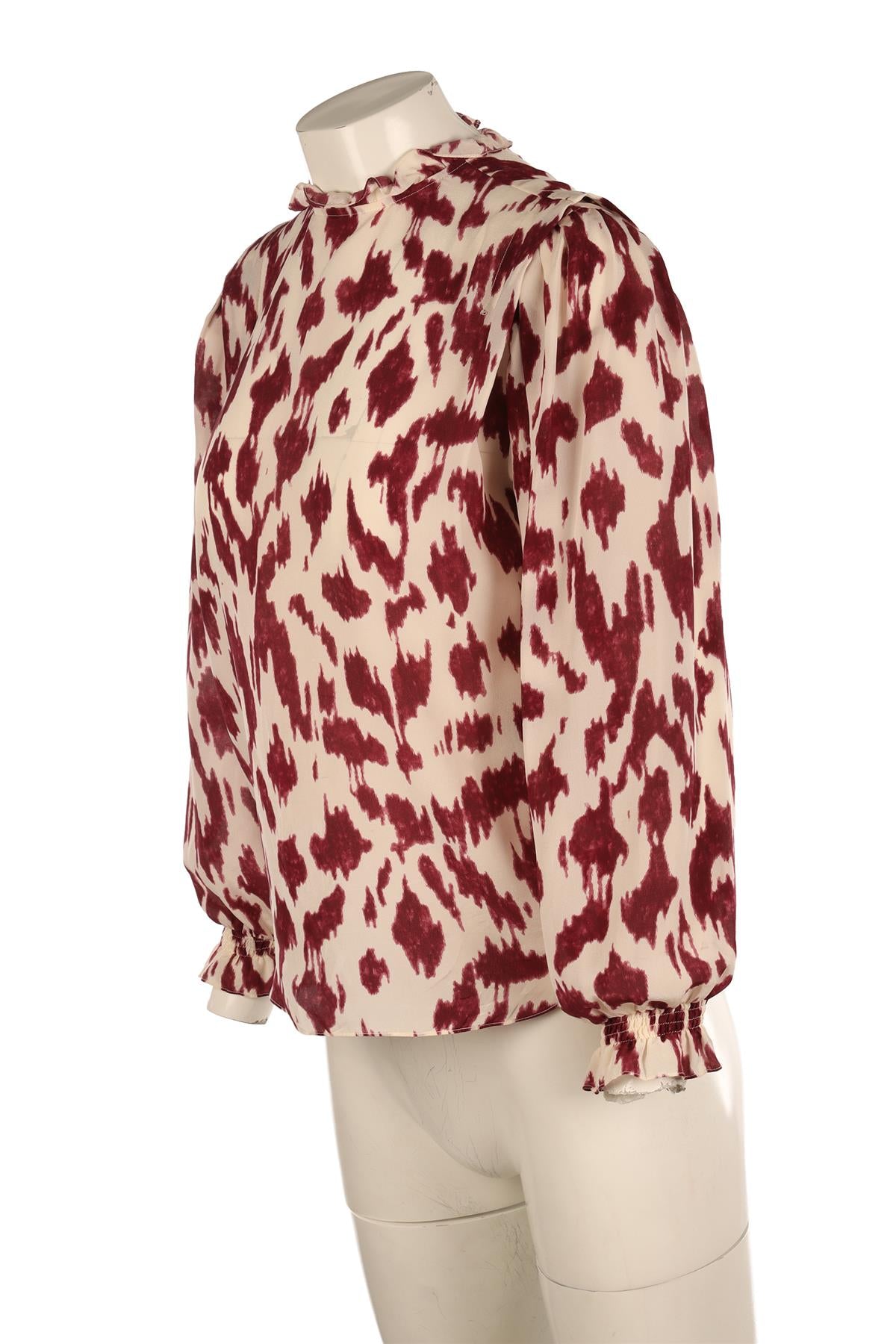 ISABEL MARANT ÉTOILE PURPLE SILK SHIRT FR 34 UK 6