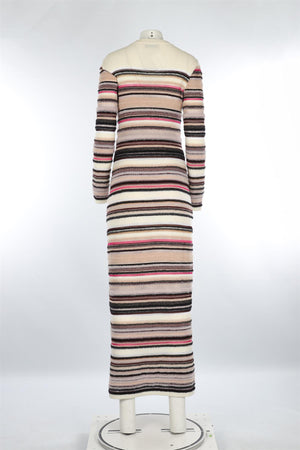 MISSONI MULTI WOOL MAXI DRESS IT 44 UK 12