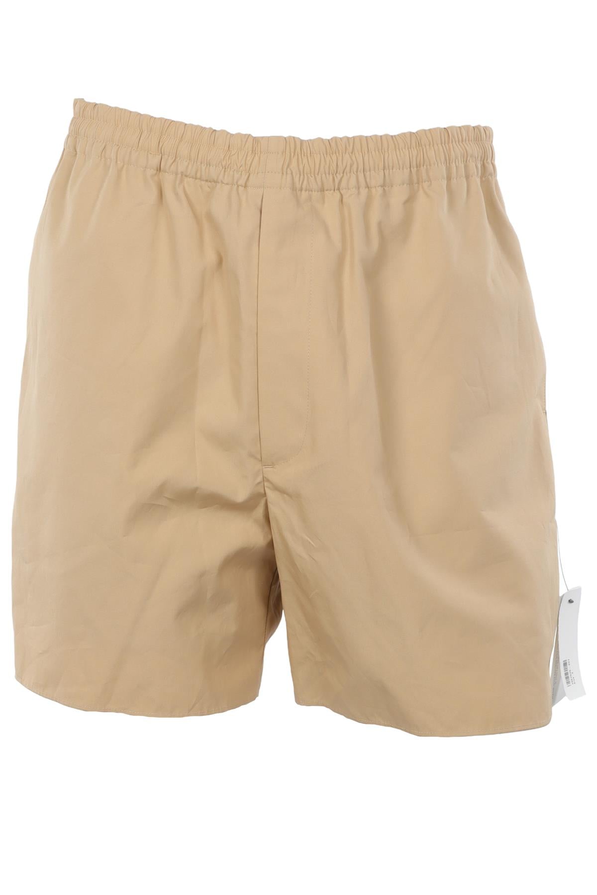 AURALEE BEIGE MEN'S COTTON SHORTS 3 UK/US 30