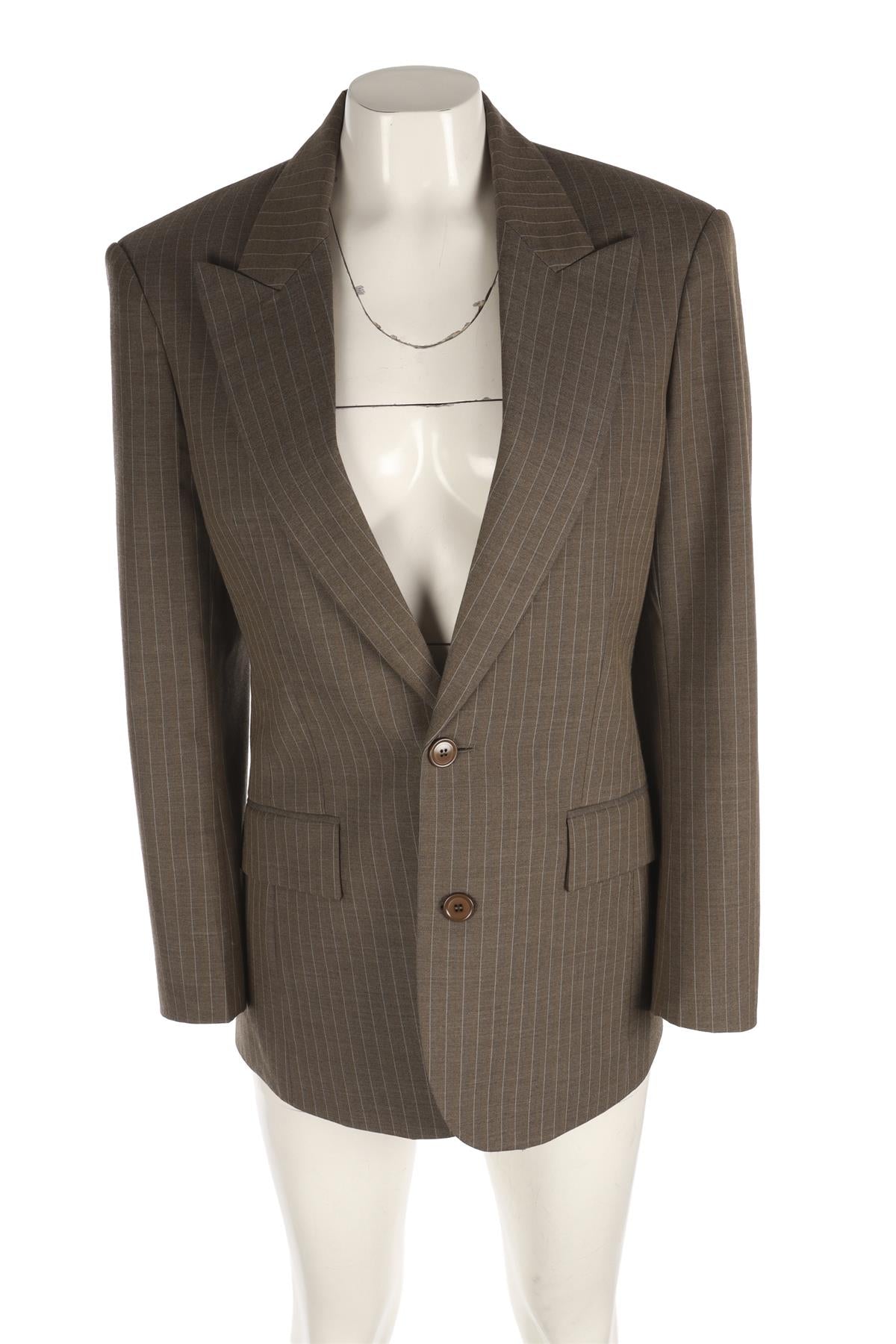 GREEN WOOL BLAZER