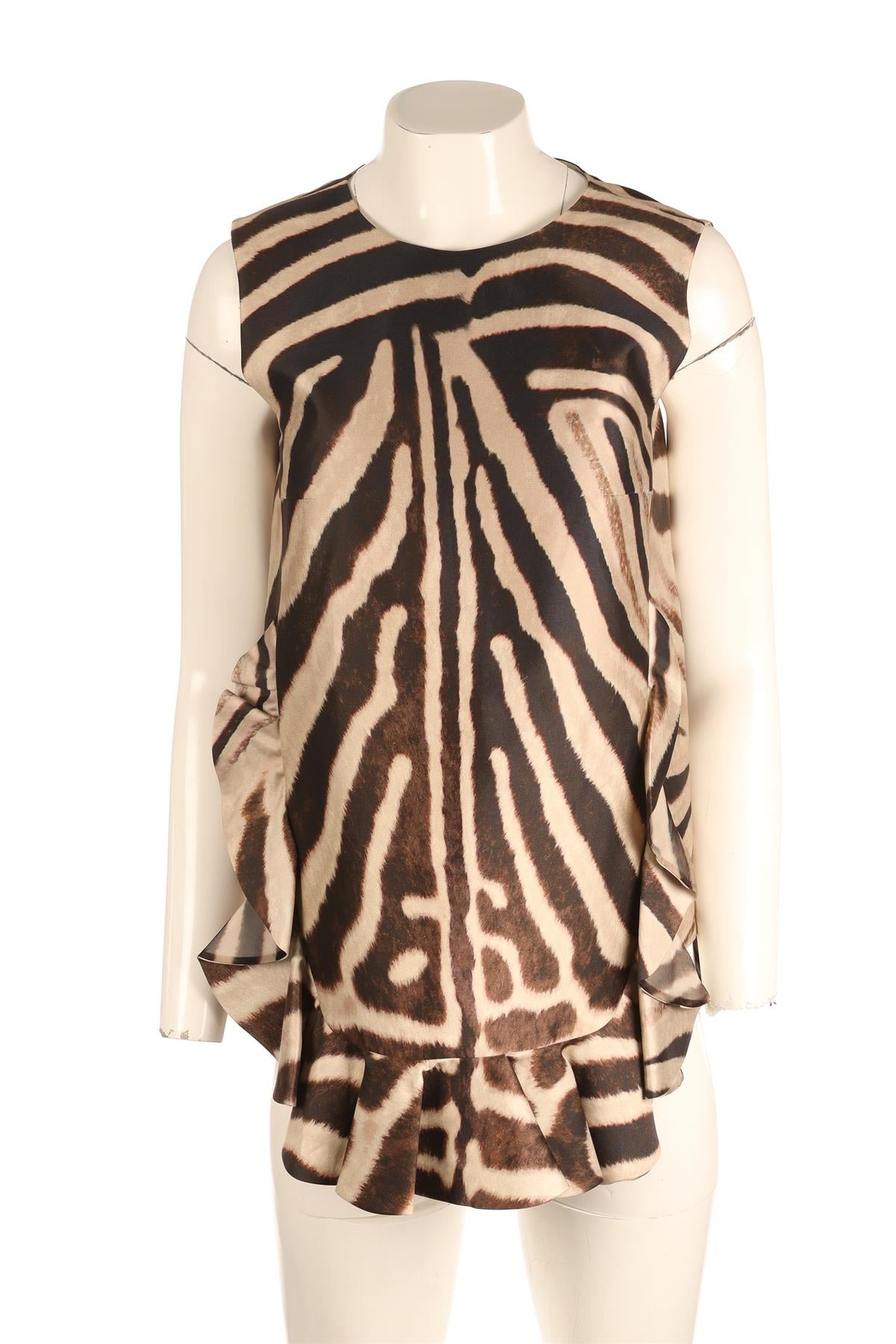 GIAMBATTISTA VALLI BEIGE COTTON TOP IT 40 UK 8