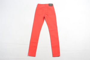 GUCCI RED HIGH RISE SKINNY JEANS W25 UK 6-8