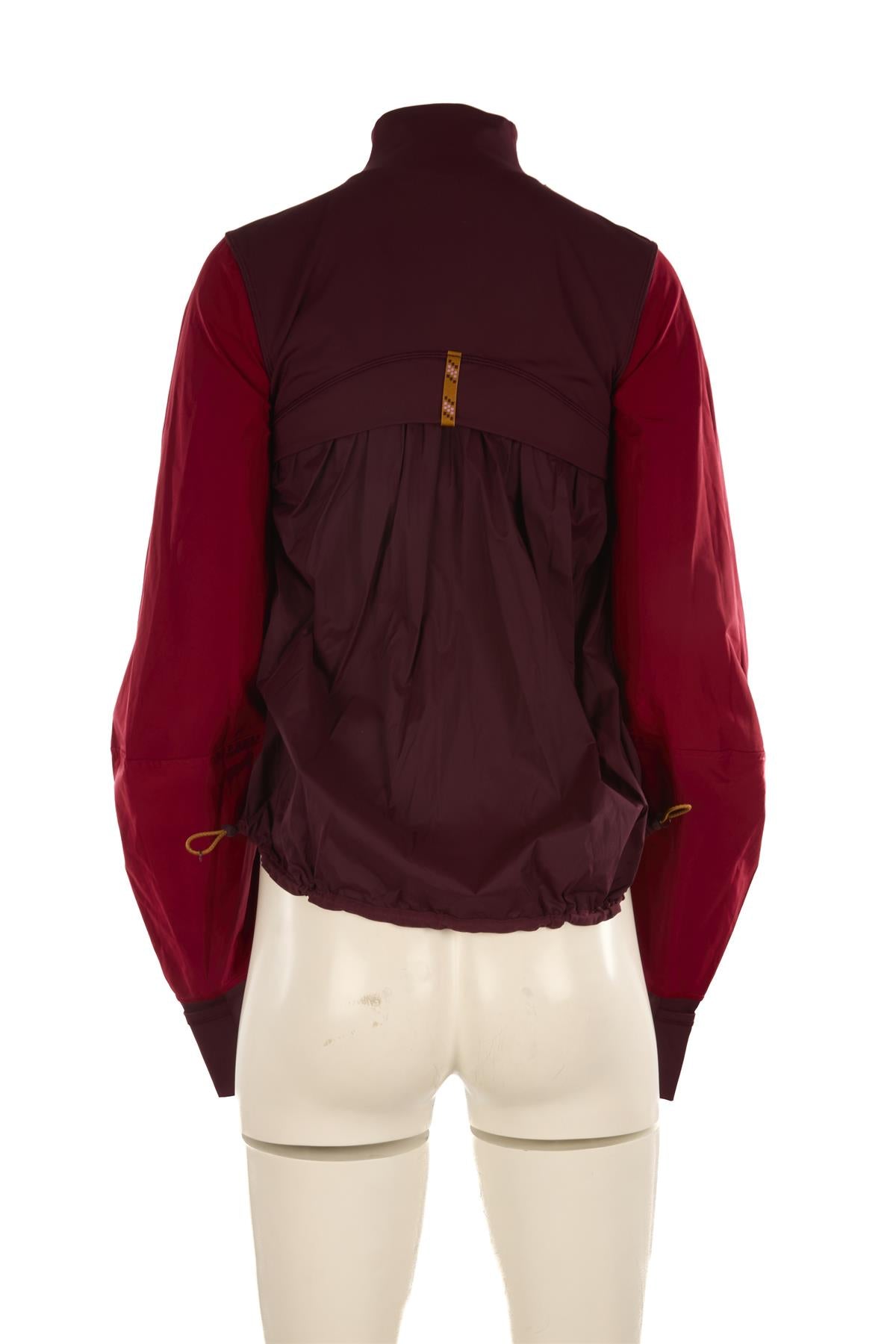 LULULEMON RED JERSEY JACKET US 6 UK 10