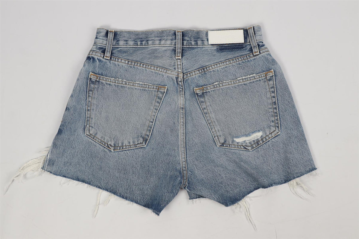 RE/DONE HIGH RISE DENIM SHORTS W27 UK 8-10