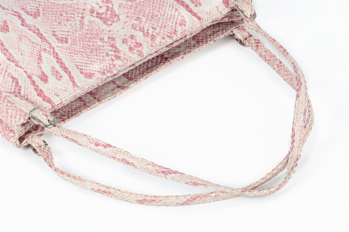 JIMMY CHOO PINK NUBUCK CLUTCH