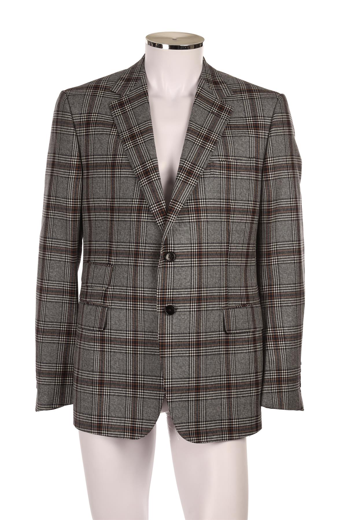 GUCCI GREY MEN'S WOOL BLAZER IT 52 UK/US CHEST 42