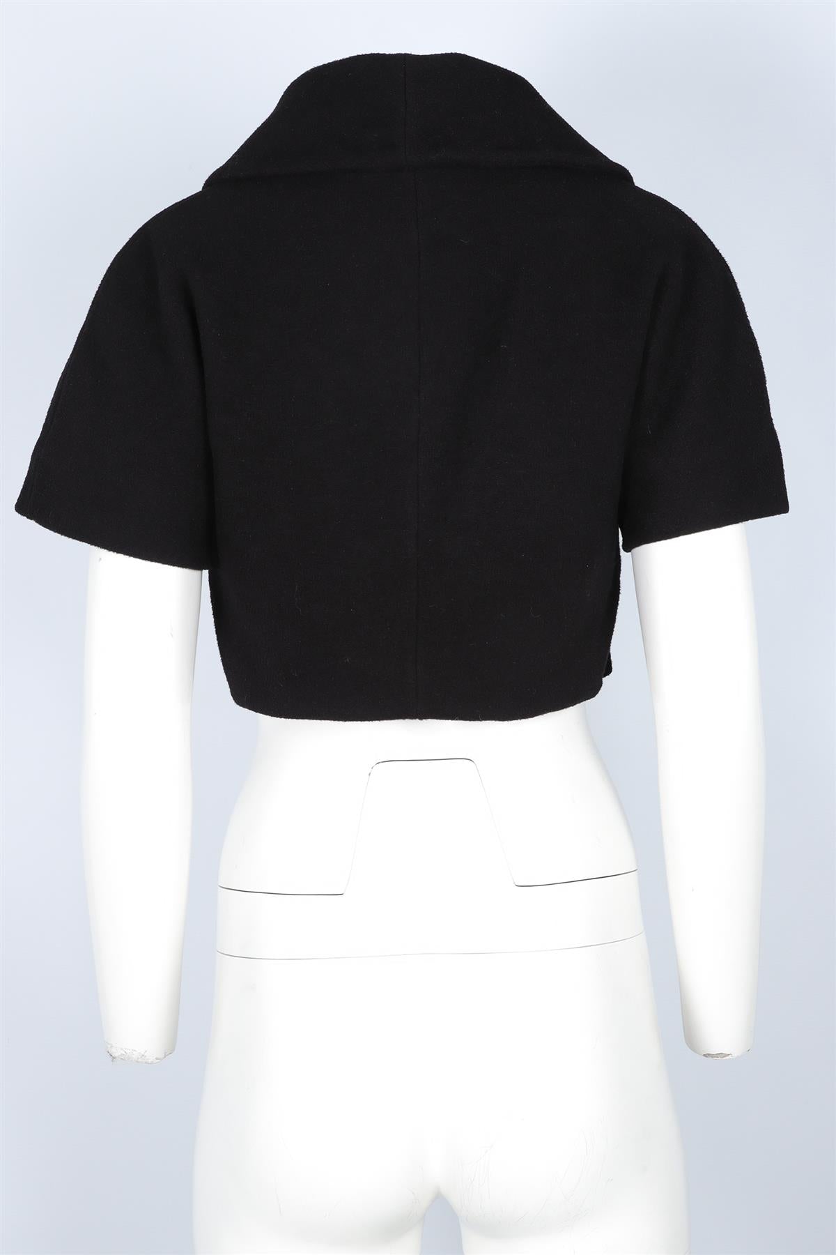 ALAÏA BLACK WOOL JACKET FR 38 UK 10