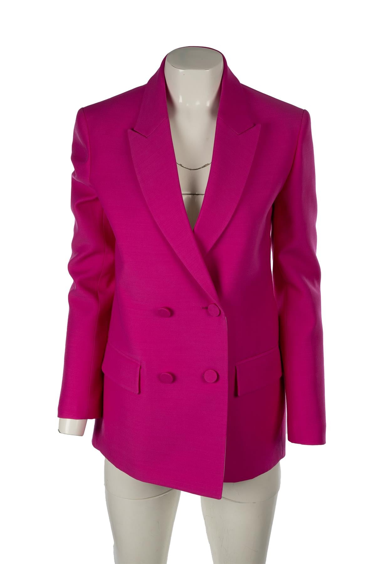 VALENTINO PINK WOOL BLAZER IT 38 UK 6