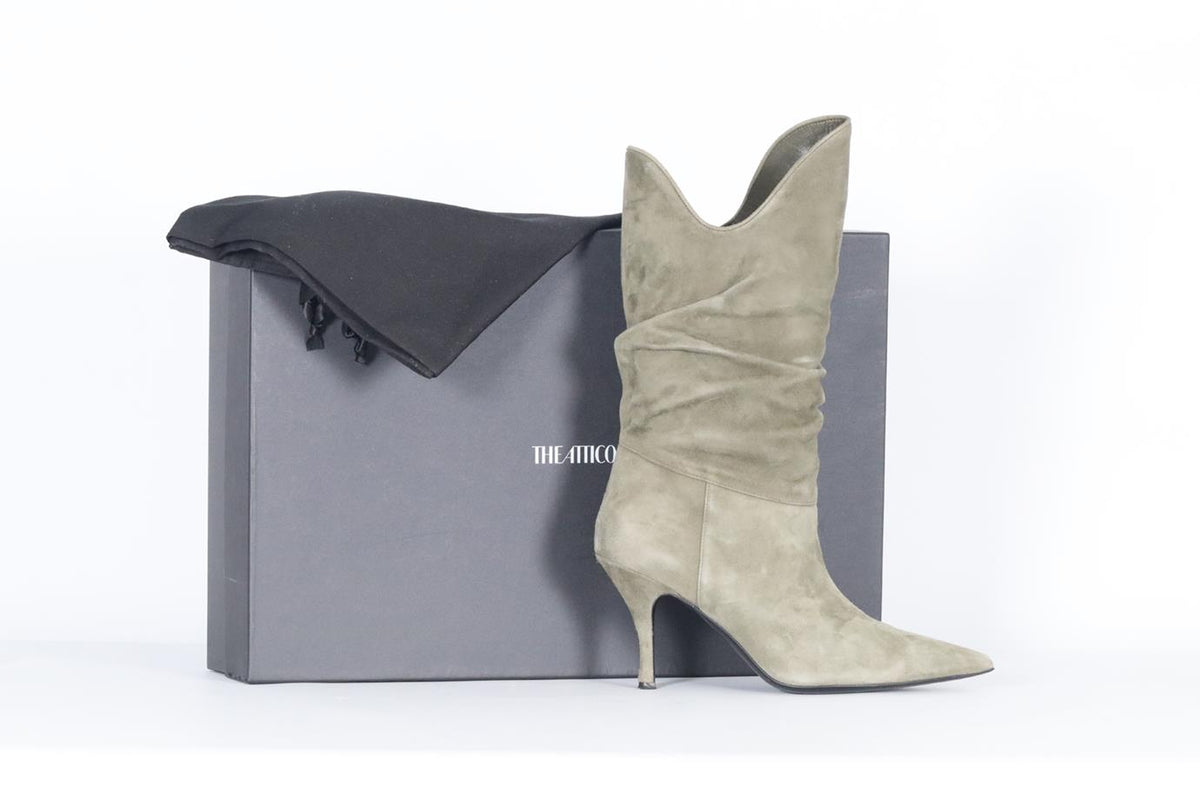 THE ATTICO SUEDE BOOTS EU 40 UK 7 US 10