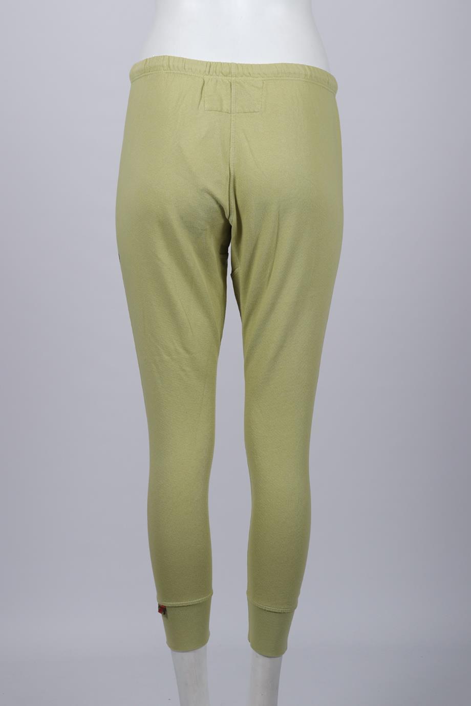 FREE CITY PRINTED COTTON TRACK PANTS MEDIUM
