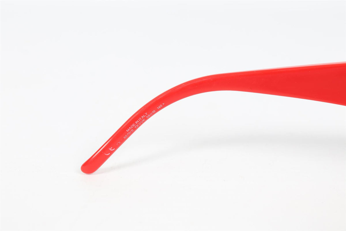 VALENTINO SQUARE FRAME ACETATE SUNGLASSES