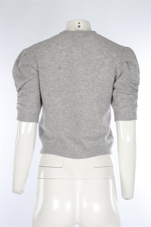 FRAME GREY CASHMERE SWEATER SMALL