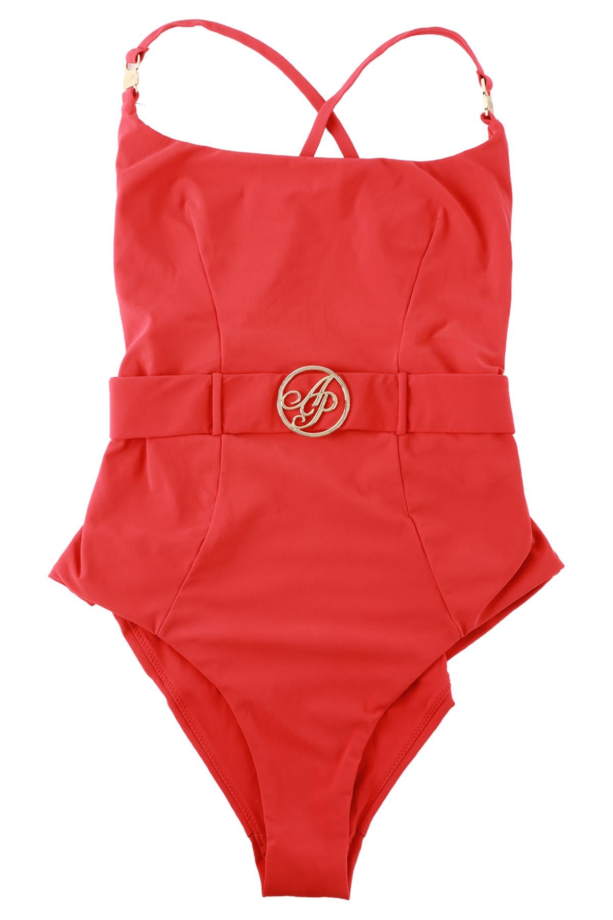 AGENT PROVOCATEUR RED SWIMSUIT 2 UK 8