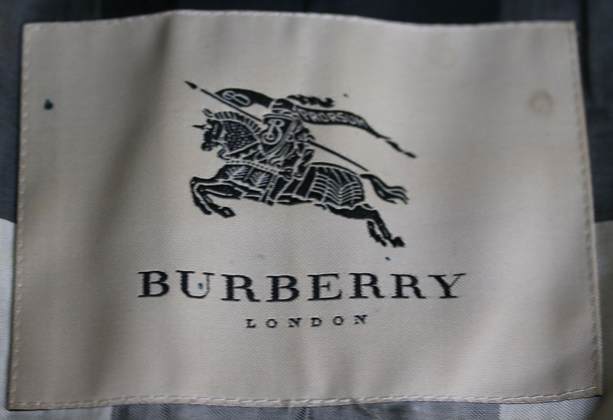 BURBERRY SILK CREPE DE CHINE TRENCH COAT UK 10
