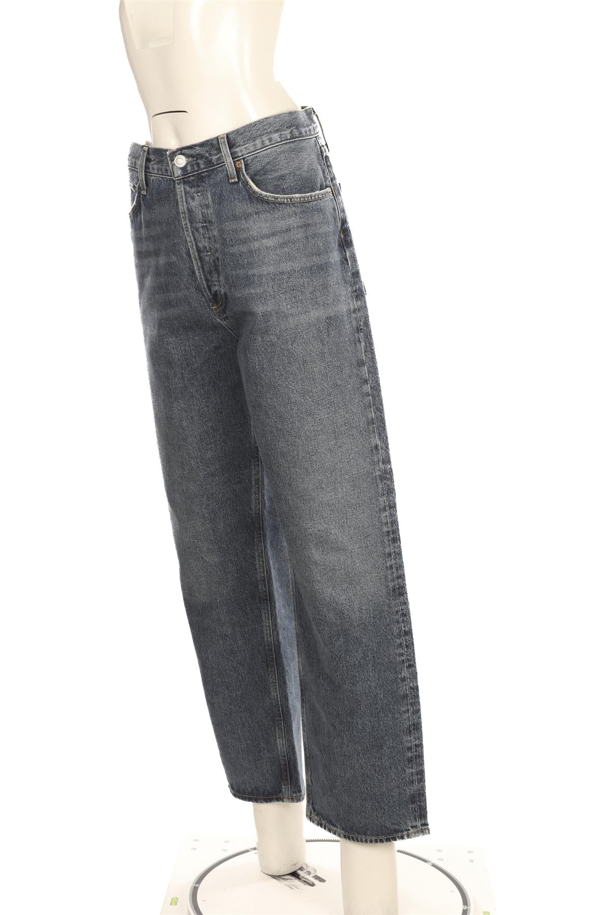 AGOLDE BLUE HIGH RISE STRAIGHT LEG JEANS W31