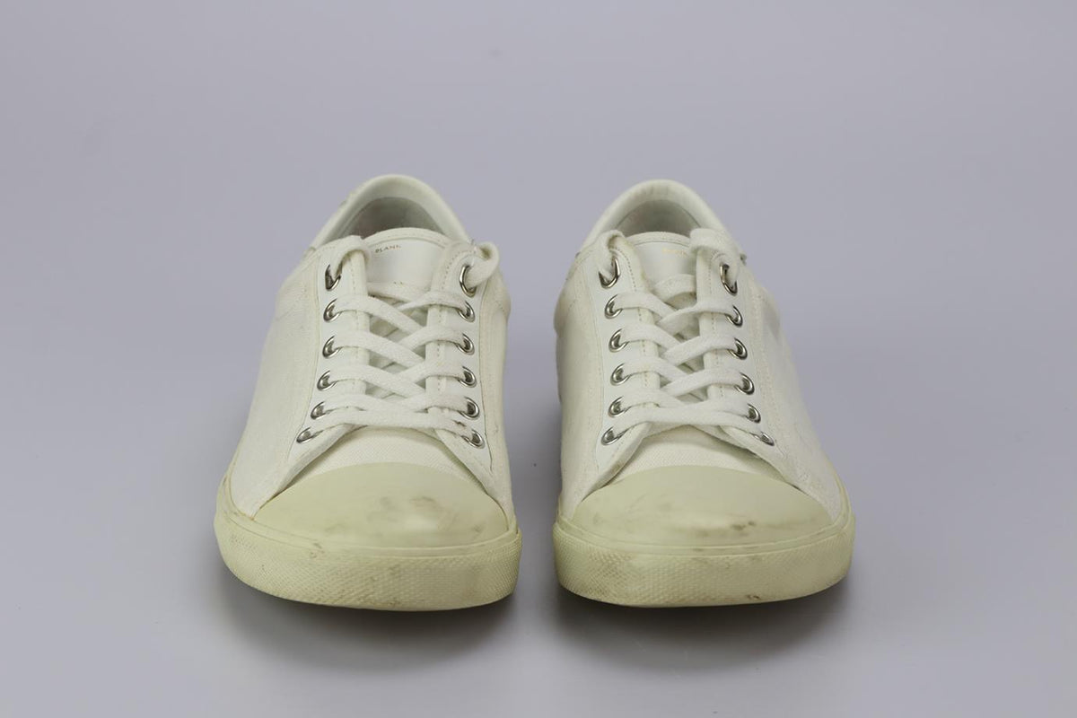 CELINE CANVAS AND LEATHER SNEAKER EU 38 UK 5 US 8