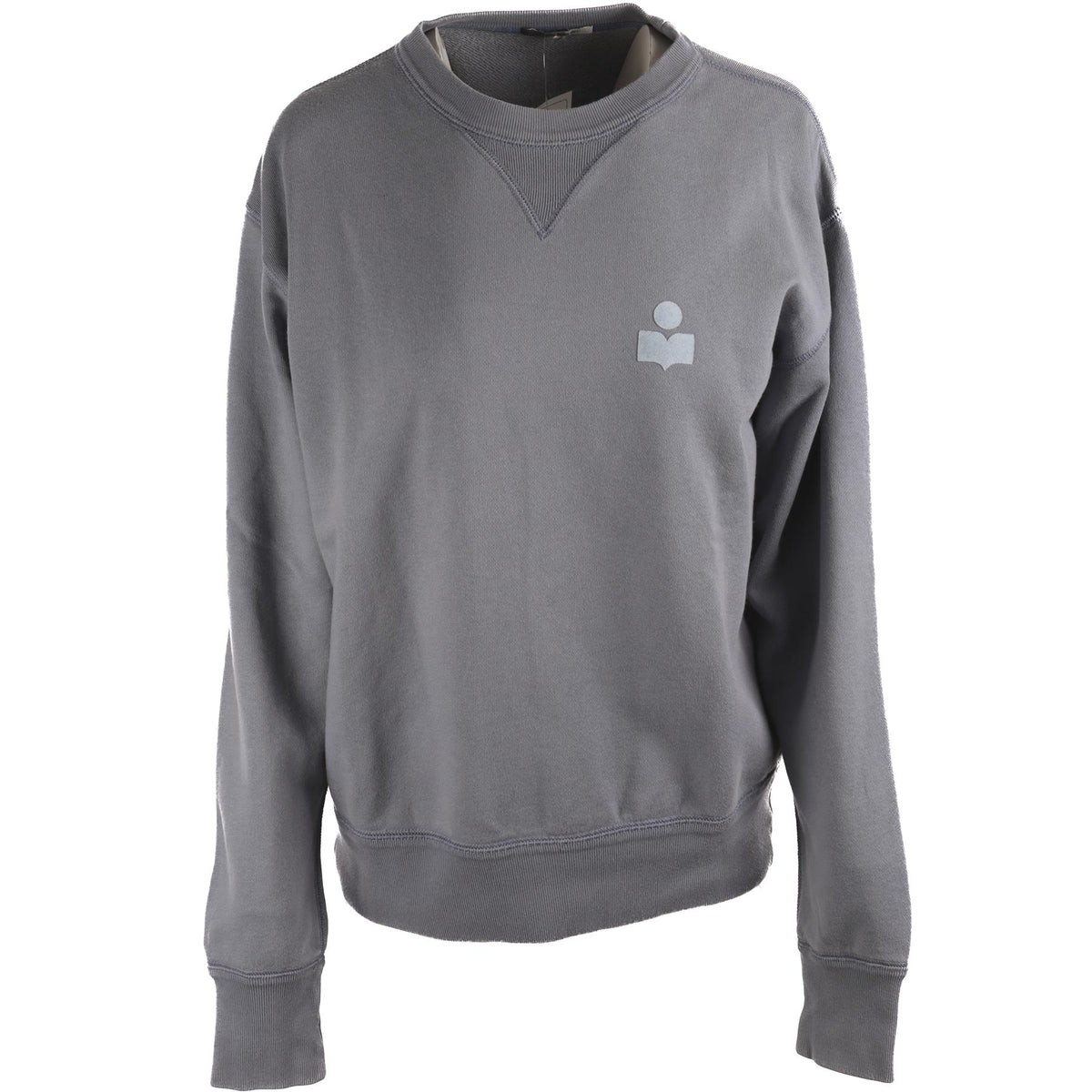 ISABEL MARANT BLUE COTTON SWEATSHIRT MEDIUM