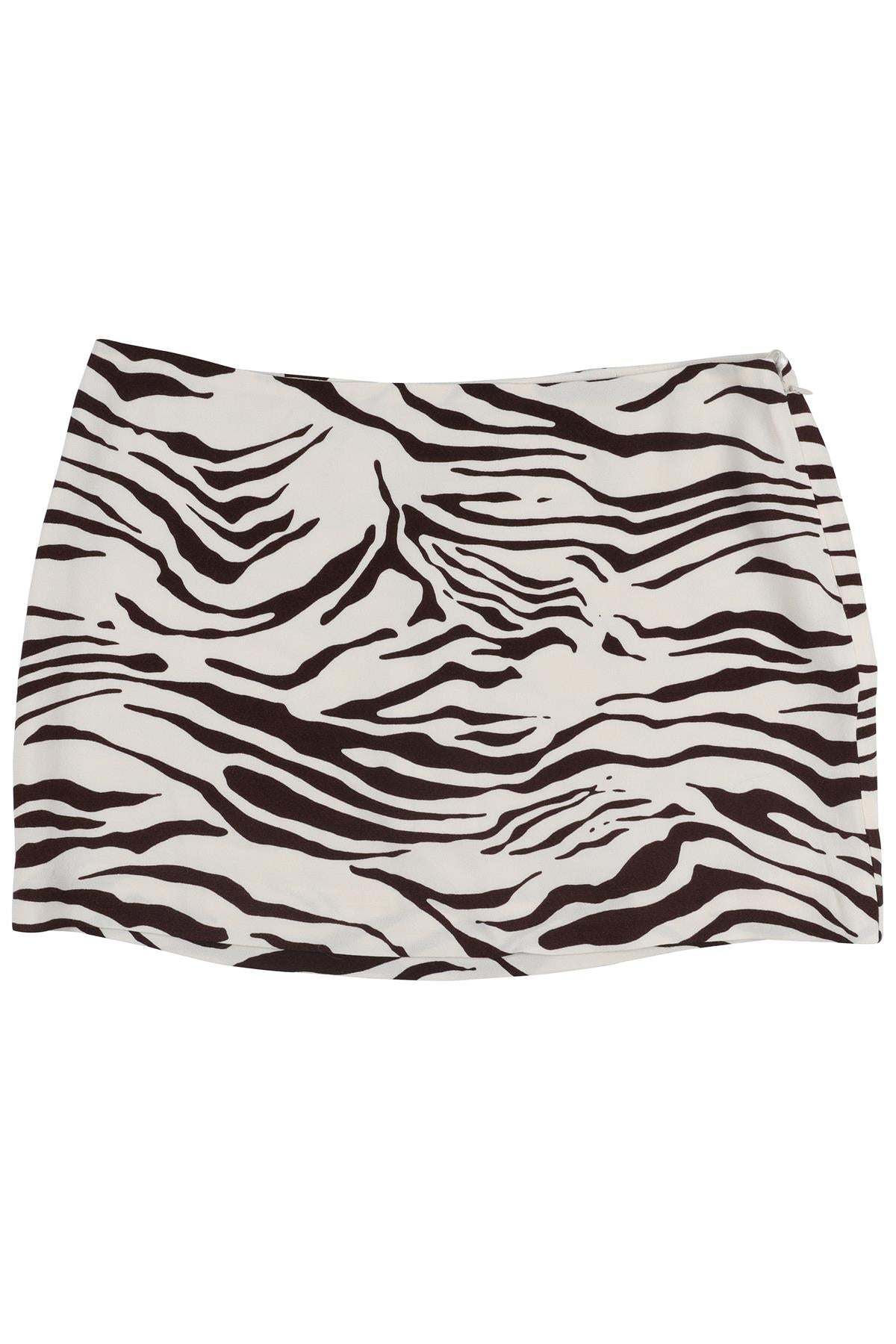 REFORMATION WHITE CREPE MINI SKIRT US 2 UK 6