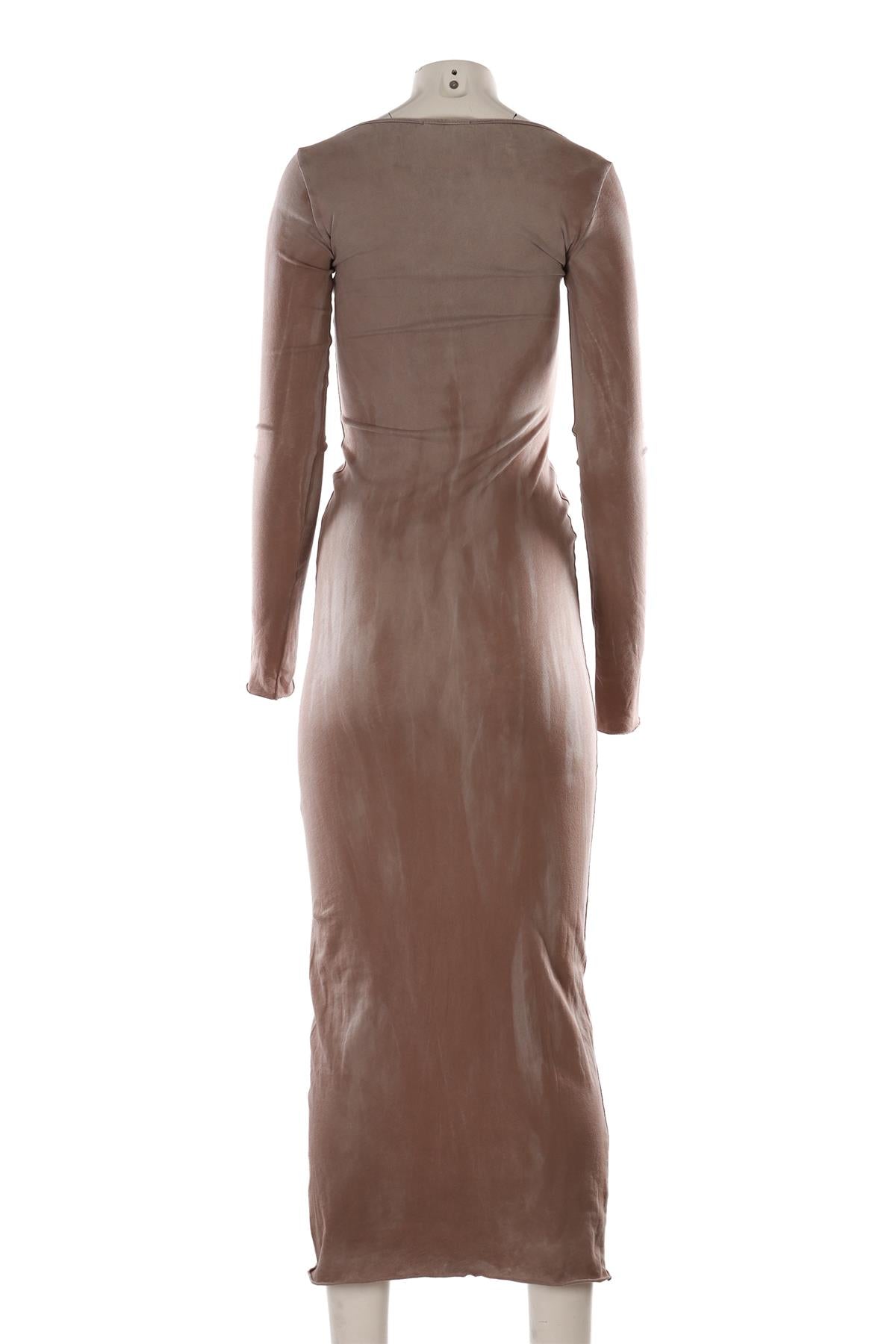 COTTON CITIZEN COTTON TAUPE MAXI DRESS SMALL