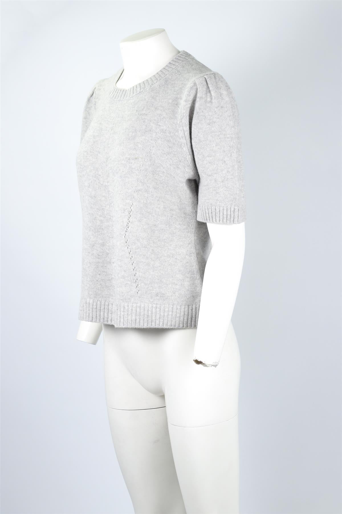 ME+EM GREY CASHMERE SWEATER LARGE