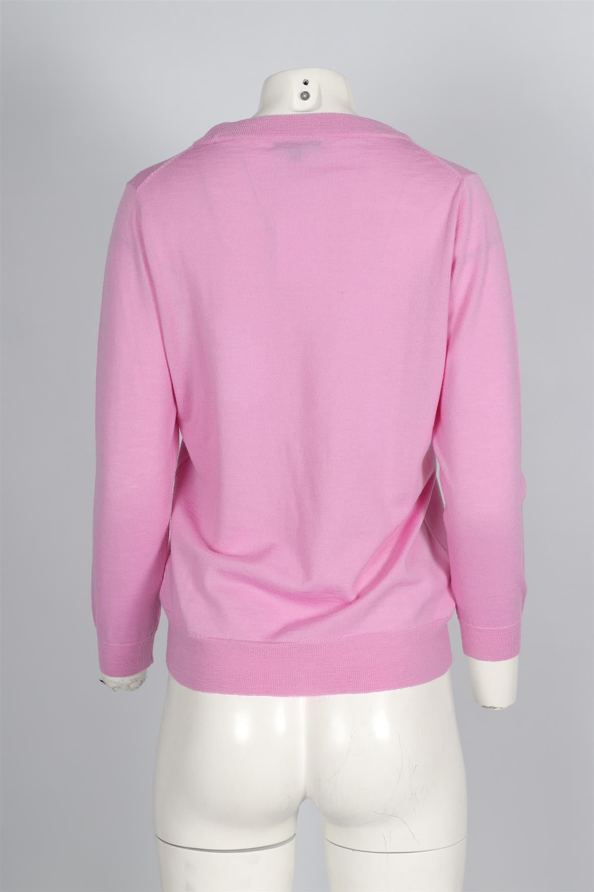 J. CREW PINK WOOL SWEATER MEDIUM