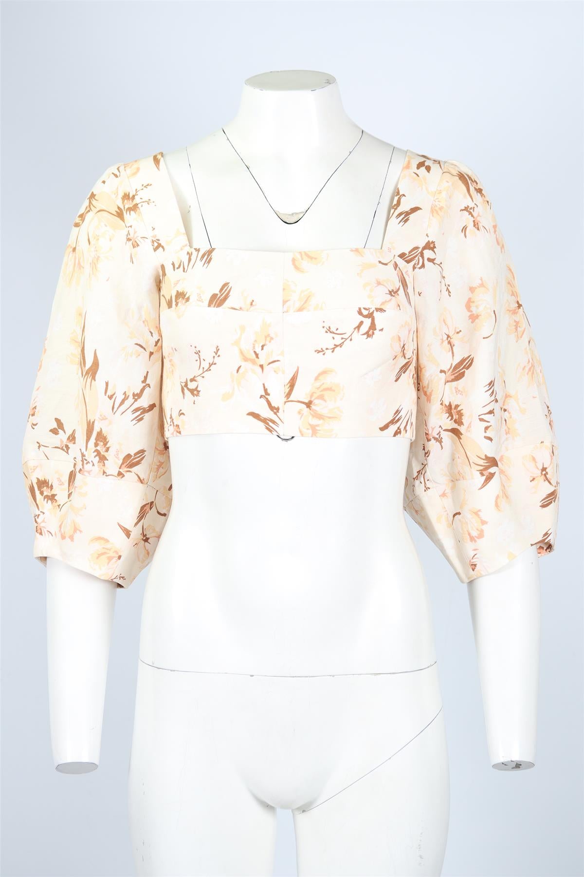 SHONA JOY LINEN BLEND TOP AU 8 UK 8