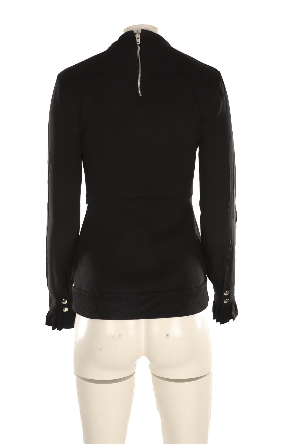 GIVENCHY BLACK COTTON SWEATSHIRT FR 36 UK 8